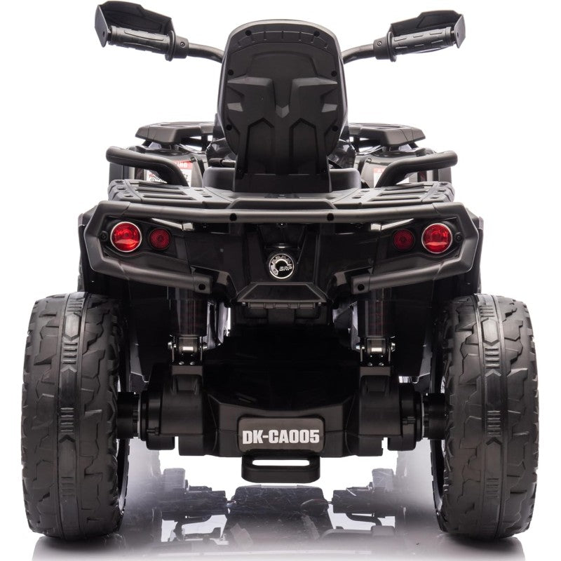 Can-Am Renegade 24V Quad Elettrico per Bambini a 2 Posti ATV con Ruote in Gomma 4 Motori Cinture di Sicurezza – Variante Nero