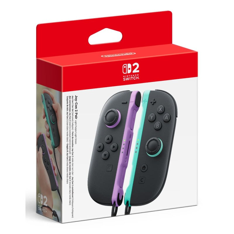 Switch 2 Joy-Con Coppia Controller Viola Chiaro / Verde Chiaro